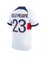 Paris Saint-Germain Randal Kolo Muani #23 Venkovní Dres 2023-24 Krátký Rukáv